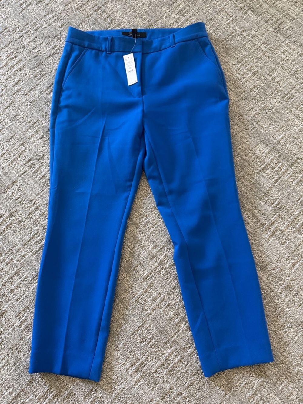 White House Black Market Cobalt Blue Tailored cropped Dress Pants